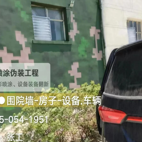 黔南数码迷彩漆施工